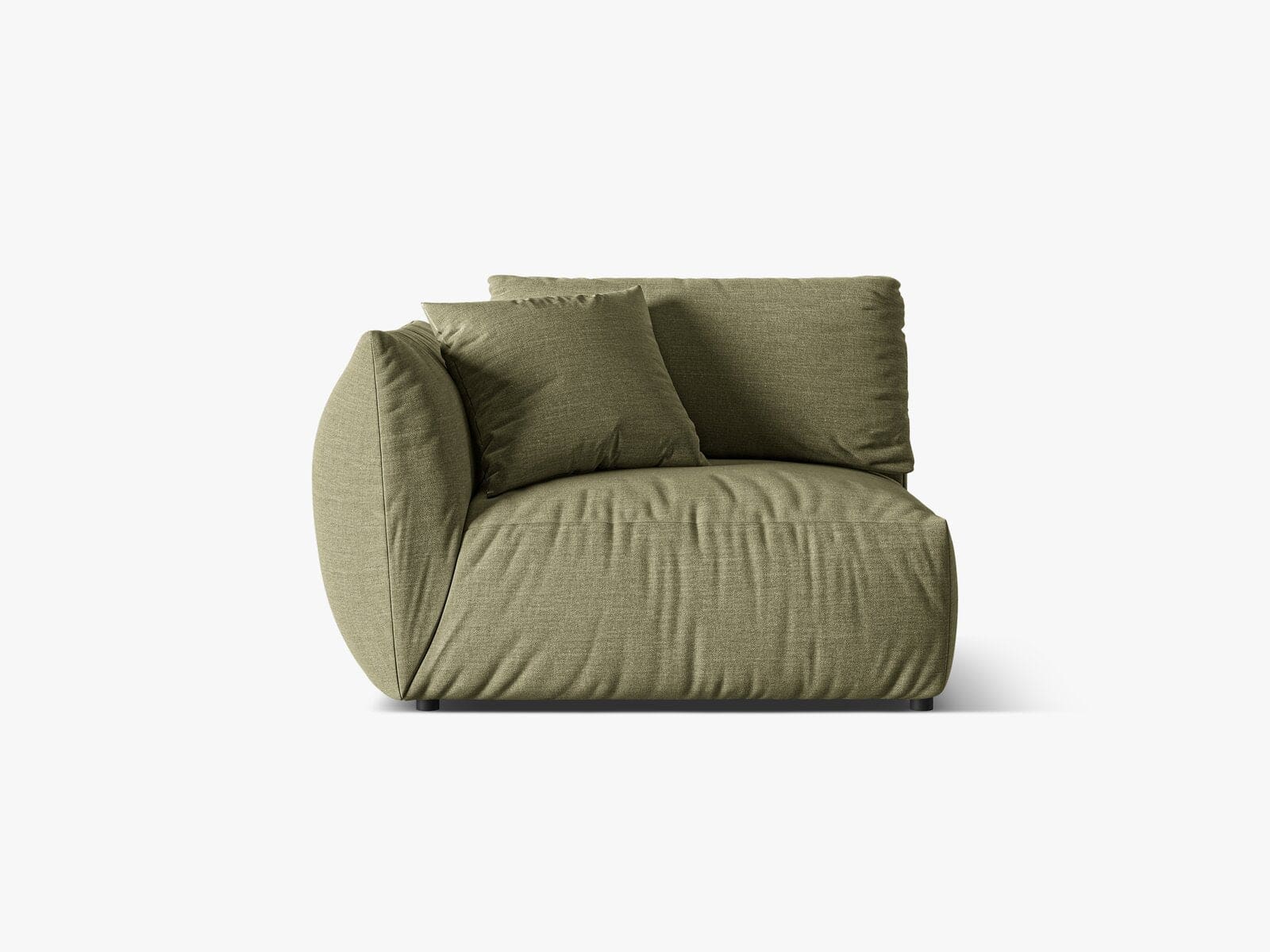Structured fabric (Lin74) / Light green