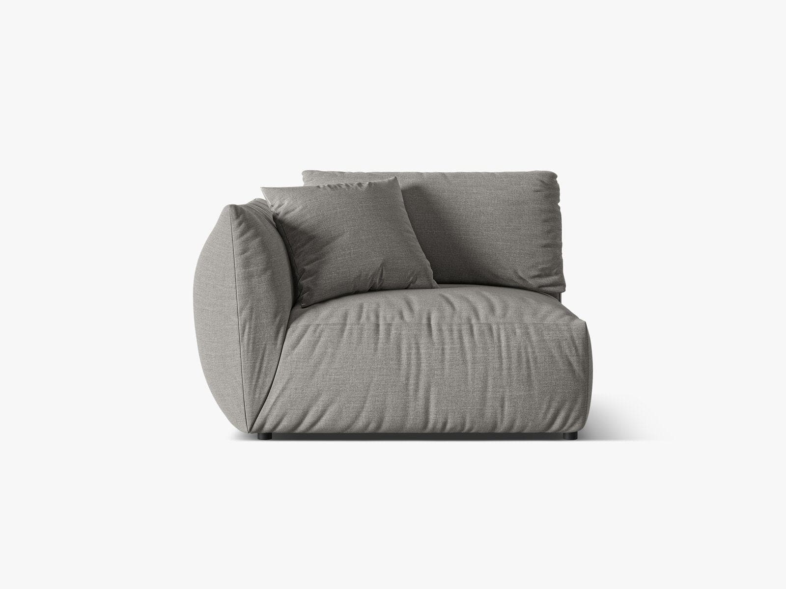 Structured fabric (Lins07) / Warm grey
