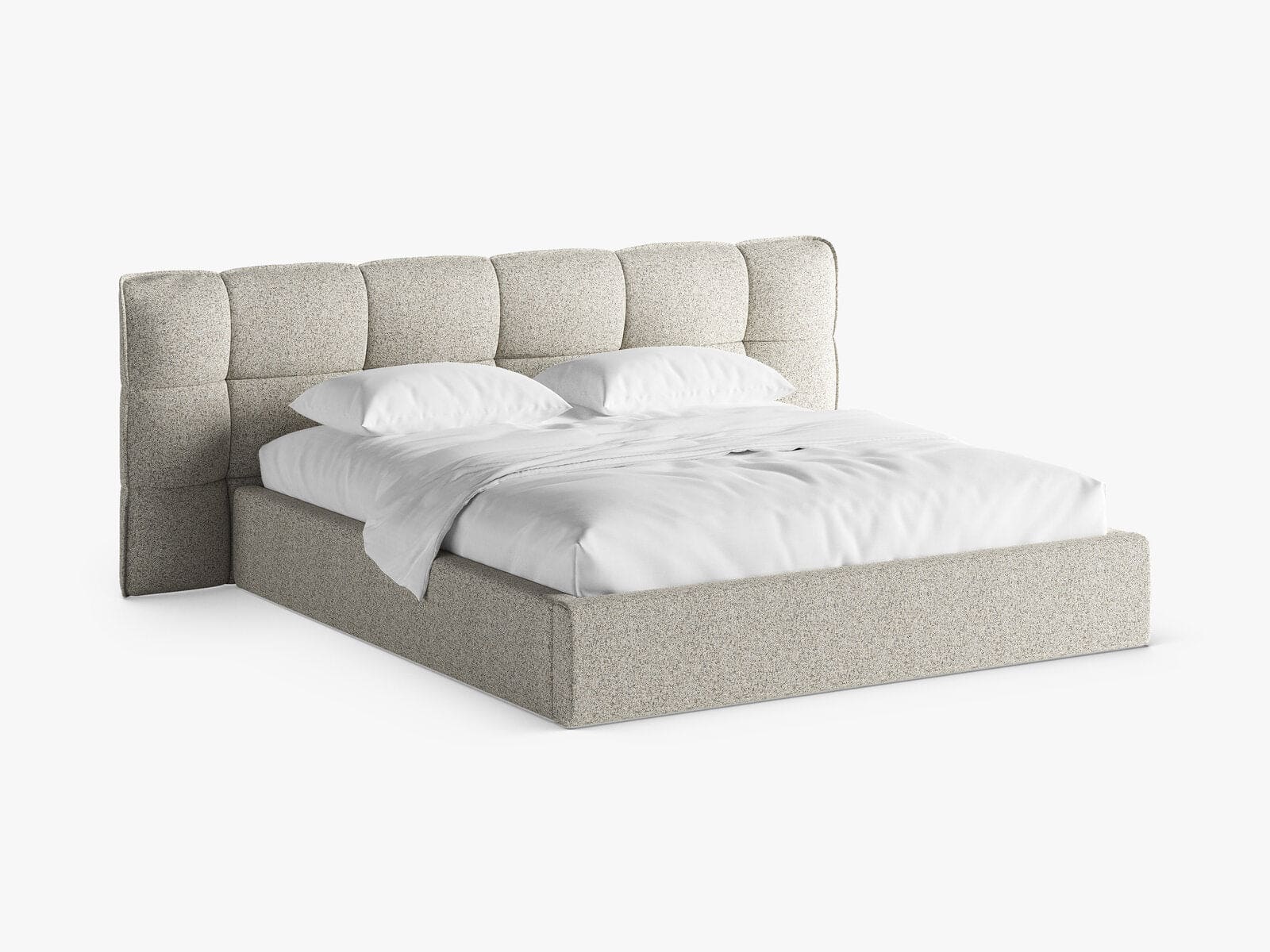 Structured fabric (Pue06) / Beige melange