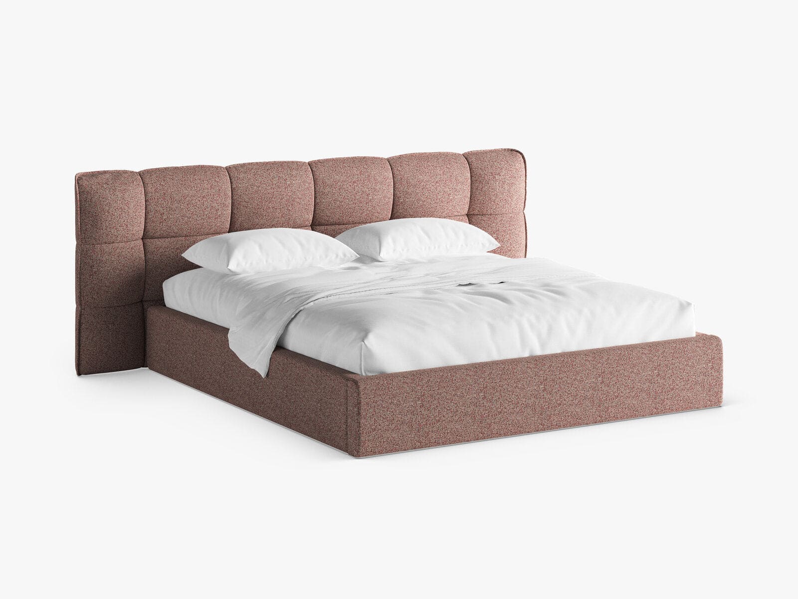 Structured fabric (Pue68) / Pink melange