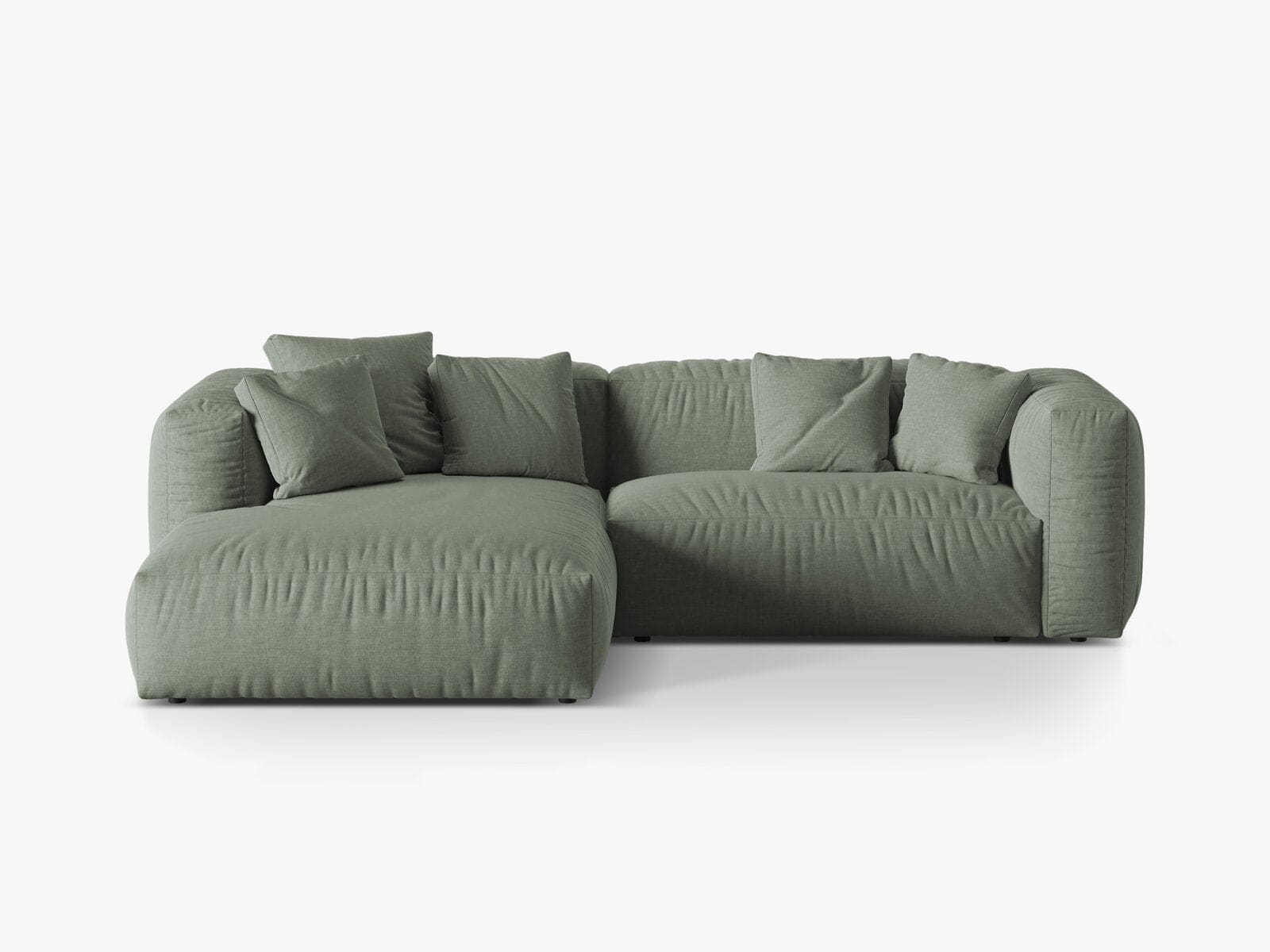 Structured fabric (Bowagreen) / Moss green